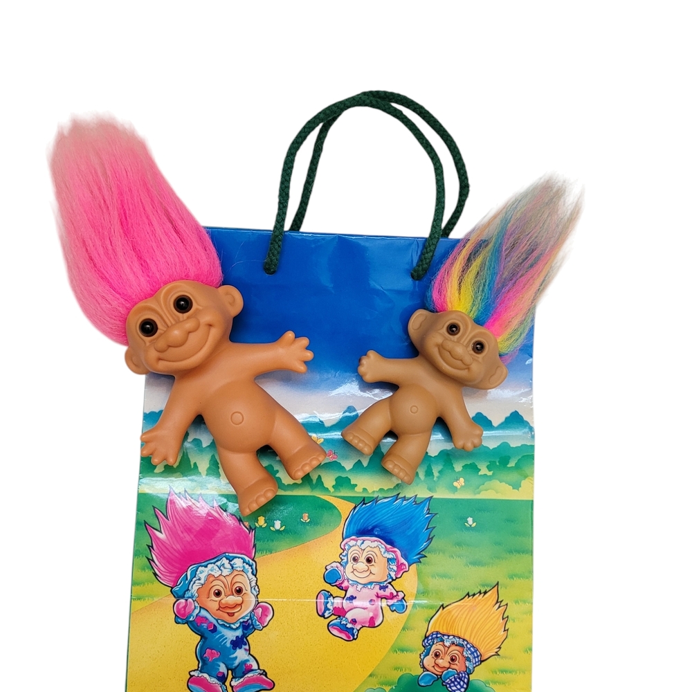 Vintage Troll Dolls Gift Set